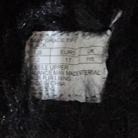 Michael Kors Baby Grace Black & Gold Stud Boots Size 2 - Picture 6 of 8